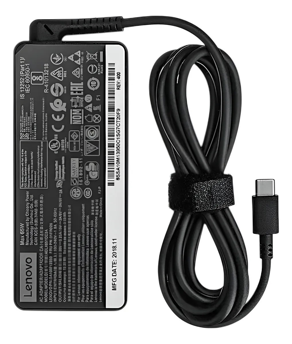 Adaptador de CA Lenovo 65W USB-C - Imagen 2