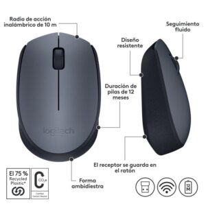 Mouse Inalámbrico Logitech M170 - Imagen 3