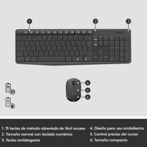 Combo LOGITECH MK235 - Imagen 5