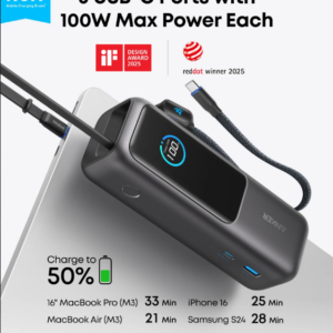 Alternative view of Anker Power Bank 25K 165W Negro