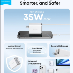 Alternative view of Anker Nano Charger 35W con Cable USB-C Integrado
